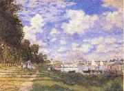 Port in Argenteuil, Claude Monet